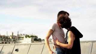 Anteo and Alexis Fuck on a Rooftop in Front of the Eiffel Tower 1