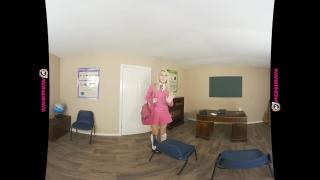 CHLOE TOY'S NAUGHTY PUSSY PROMISES IN HER SCHOOLGIRL UNIFORM (VR180 3D) 1