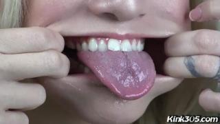Cristi Ann Shows off her Long Tongue Making you want it 7
