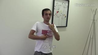 BIGSTR - Hot Dark Haired Jock Gets Money for Sex and for a Job 5