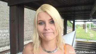 Dirty Pornstar Alexa Bold Fucks old Dude in Public - NastyPublicSex.com 8