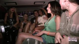 Craziest Video Ever! 8 Girl Wild Limo Orgy! 6