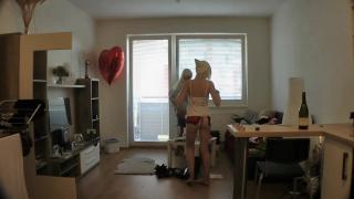 Teen PAWG and her best Friend at Home after the new Lingerie Shopping 10