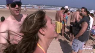 Bikini Clad Coeds Flash and Party in South Padre Island 10