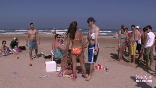 Bikini Clad Coeds Flash and Party in South Padre Island 11