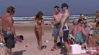 Bikini Clad Coeds Flash and Party in South Padre Island 12