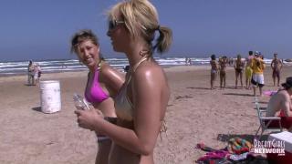 Bikini Clad Coeds Flash and Party in South Padre Island 1