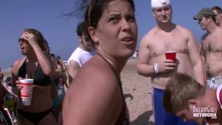 Bikini Clad Coeds Flash and Party in South Padre Island 8