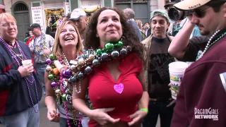 Big Ass Titties get Flashed for Beads at Mardi Gras 5