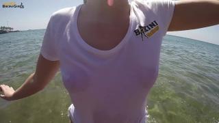 REAL BIKINI GIRLS WET T-SHIRT GIRLS KATIE, ATENA, ASHLEY, ROSIE & COURTNEY 4