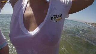 REAL BIKINI GIRLS WET T-SHIRT GIRLS KATIE, ATENA, ASHLEY, ROSIE & COURTNEY 5