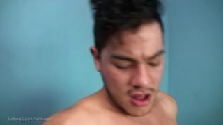 Lexis Deepthroats Kar's Cock then Fucks his Ass Hard Latino Gay Porn 8