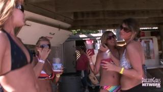 MTV Beach Party with Bikini Clad Coed Flashers 10