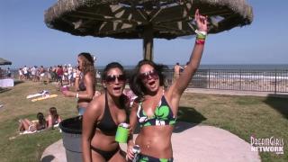 MTV Beach Party with Bikini Clad Coed Flashers 7