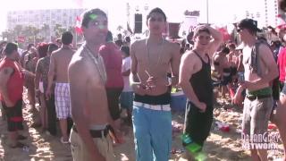 Awesome College Teen Tits Flashed during Texas Beach Party 6