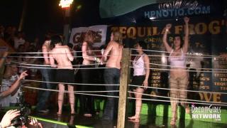 Nervous Coeds take their Shirts off in Spring Break Contest 10