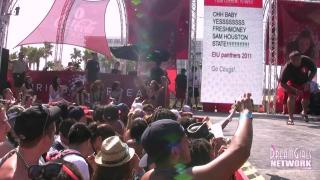 Front Row View of Spring Break Bikini Contest 10