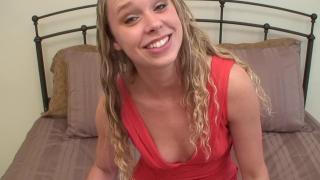 19 Year old Sexy Blonde Anna Gets Cum all over her Face 3