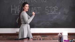 Busty School Teacher gives a Lesson in how you should JERK YOUR DICK! 2