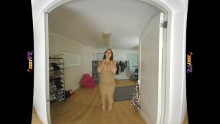 Busty VR Girl Invites you into her Changing Room for a Sexy Striptease 4