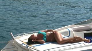 SUN KISSED: how a Great Summer look like - Big Tiddy Brunette Yacht Show 4