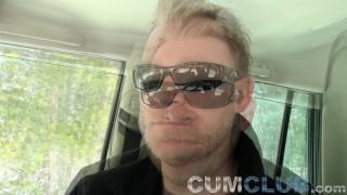Cum Club: Land Rover 4x4 Crash + Swallowing a Big Cum Load Outdoors 7
