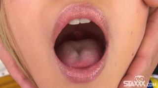Gangbanged Asian Cheerleader Gets Covered in Cum 1