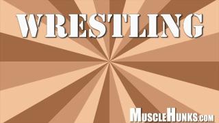 Muscle Studs Wrestling and Jacking off 1