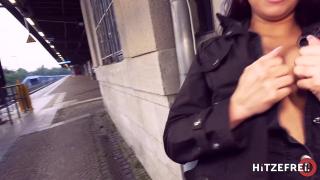 HITZEFREI.dating BLOWJOB at the Train Station, FUCK in the SUNRISE 5