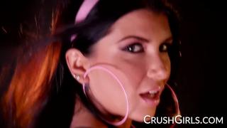 Crush Girls - Naughty Busty Bunny Romi Rain Finger Fucks herself 2