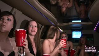 Long Clip of 6 College Freshmen Partying Naked in our Limo 3