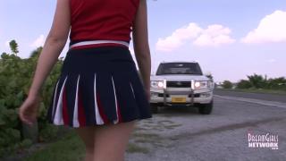 Very Public Upskirt Pussy Shots from College Cheerleader 7