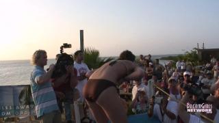 Bikini Contest Turns into Wild Strip Show Part 2 4