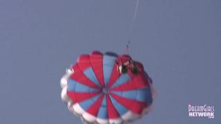 Two Hot Blonde Teens Parasail Naked and then Pee 11