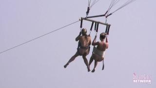 Two Hot Blonde Teens Parasail Naked and then Pee 8