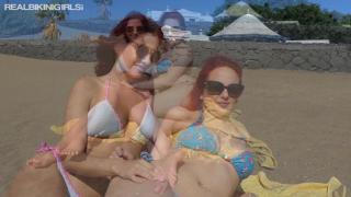 Two Topless Redheads Wind Blown but Sexy 8