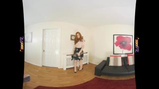 VR Redhead Teases with her Gorgeous Tits in the Lounge 3