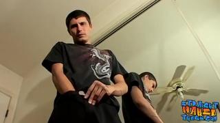 Young Straighty Jacking off in Front of a Mirror 1