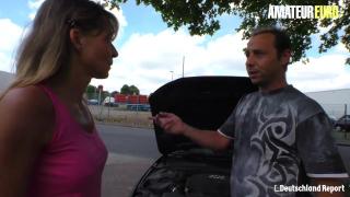 AMATEUR EURO - Deutsche Mechanic Wife Banged by Stranger from the Street 1