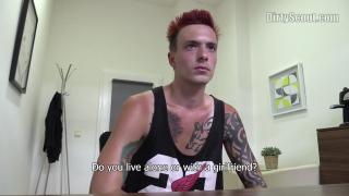 BIGSTR - Punk Amateur Dude Rides Hard Cock for Money 4