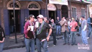Daytime Flashing from the Heart of Bourbon St Mardi Gras 11