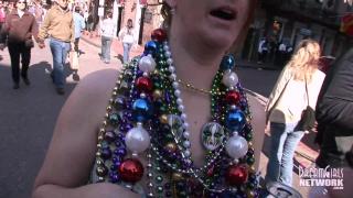 Daytime Flashing from the Heart of Bourbon St Mardi Gras 6