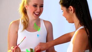 WebYoung Lesbian Teens get Naughty in Paint 4