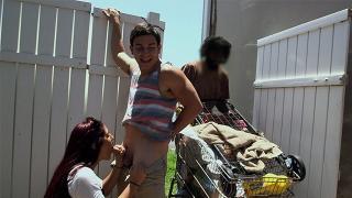 BANGBROS - Interrupted by a Homeless Man while getting BJ in Public 1
