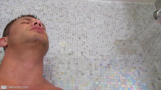 Young Latino Jock Gets Pounded out by Daddy in the Shower 8