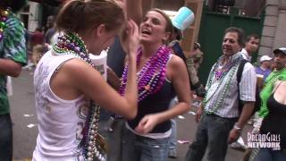 Wives Girlfriends Sisters & Mom's all Show Tits during Mardi Gras 2
