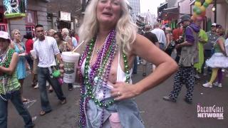 Wives Girlfriends Sisters & Mom's all Show Tits during Mardi Gras 4