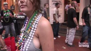 Wives Girlfriends Sisters & Mom's all Show Tits during Mardi Gras 9