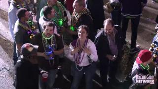 Getting Girls to Flash from our Balcony at Mardi Gras 4