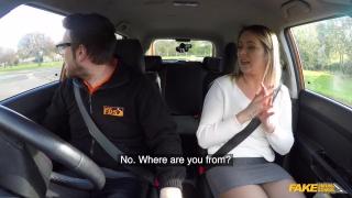 FakeHub - Czech Babe Fucked Hard by her Driver Instructor in Car 1
